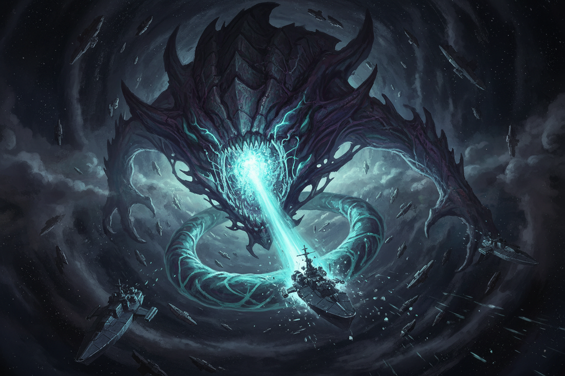 VoidHive Codex | Arc 2: The Harvest Fleet — Chapter 9: The Void Tyrant