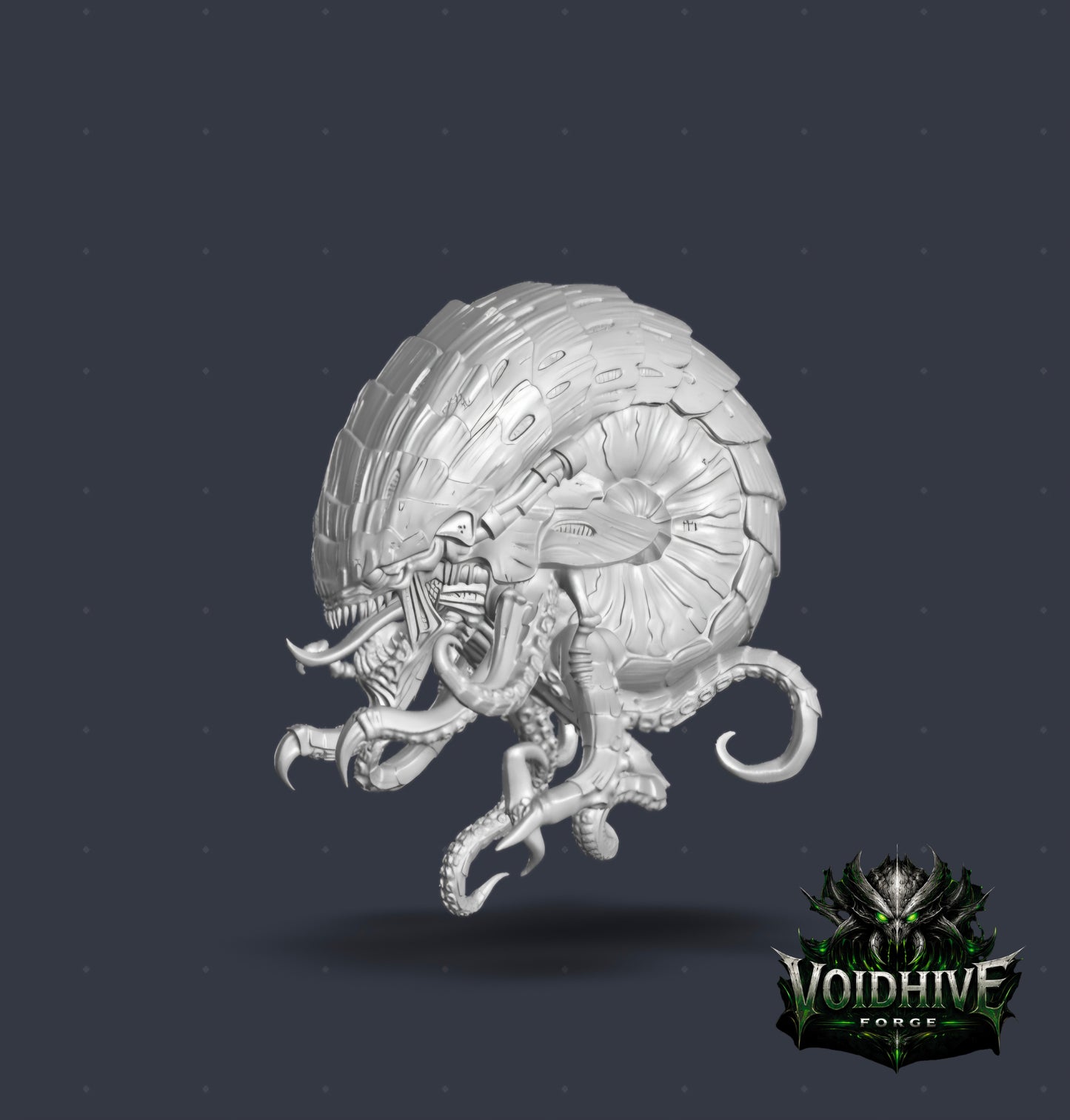 VoidHive Forge Helix Bastion – Resin Alien Siege apex organisim, Collector Centrepiece