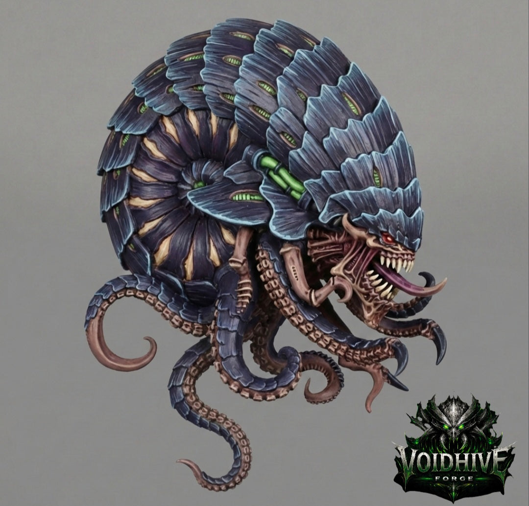 VoidHive Forge Helix Bastion – Resin Alien Siege apex organisim, Collector Centrepiece