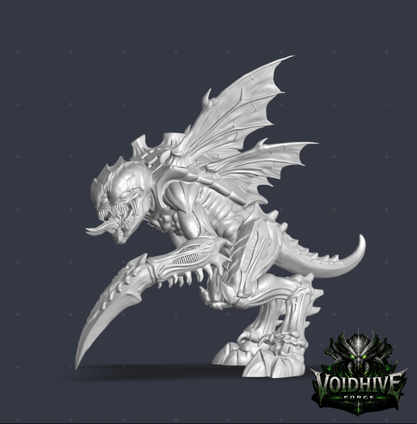 VoidHive Forge Alien Assault Scout – 50–60mm Sci-Fi Resin Miniature