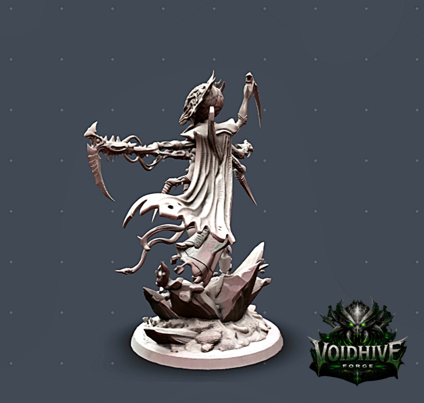 VoidHive Forge Venatrix Apex – 150mm Resin Assassin Organic Bioform Sci-Fi Centrepiece