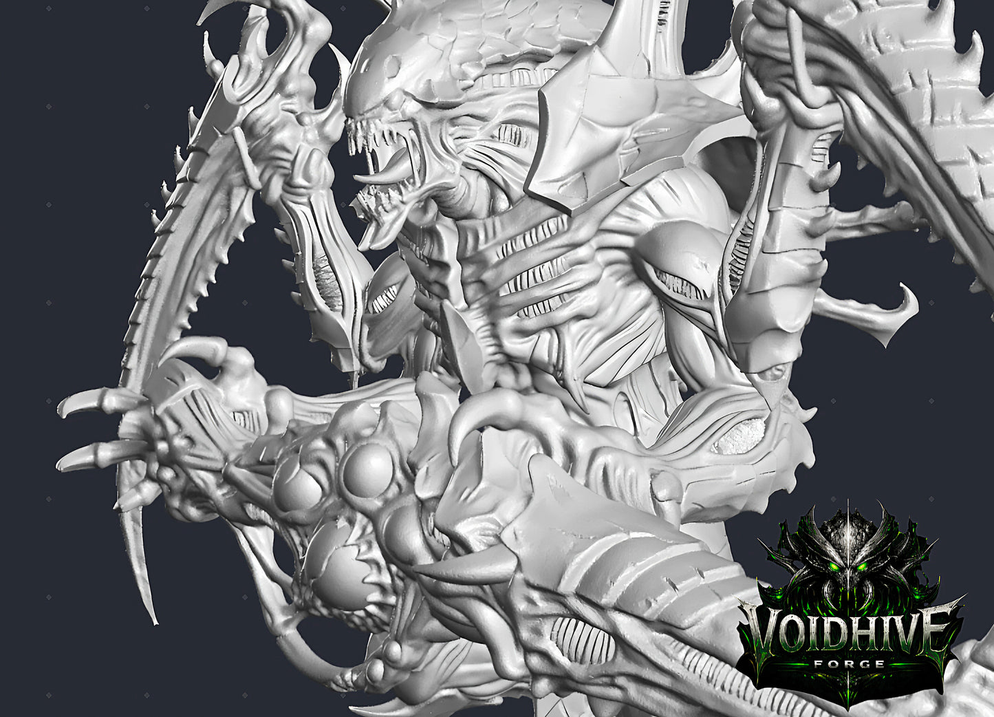 VoidHive Colossus Ravager – 170mm Apex Alien Titan Resin Miniature