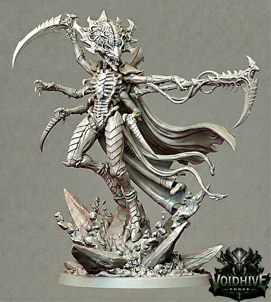 VoidHive Forge Venatrix Apex 150mm resin assassin organic bioform centrepiece