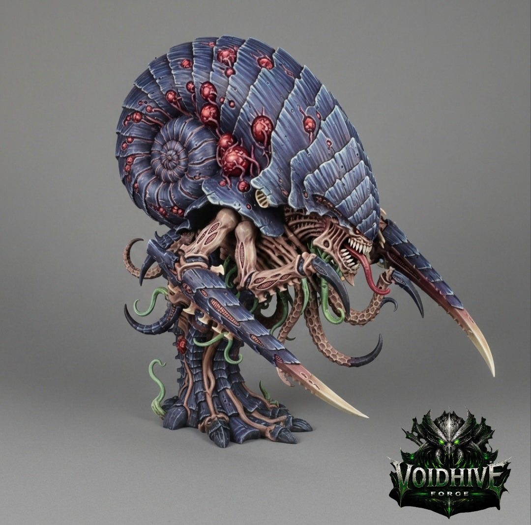 VoidHive forge Helix Ravener: 140mm Resin Alien Vanguard Miniature
