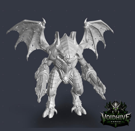 VoidHive Forge Strain Harbinger winged alien bio-engine 170mm resin centrepiece