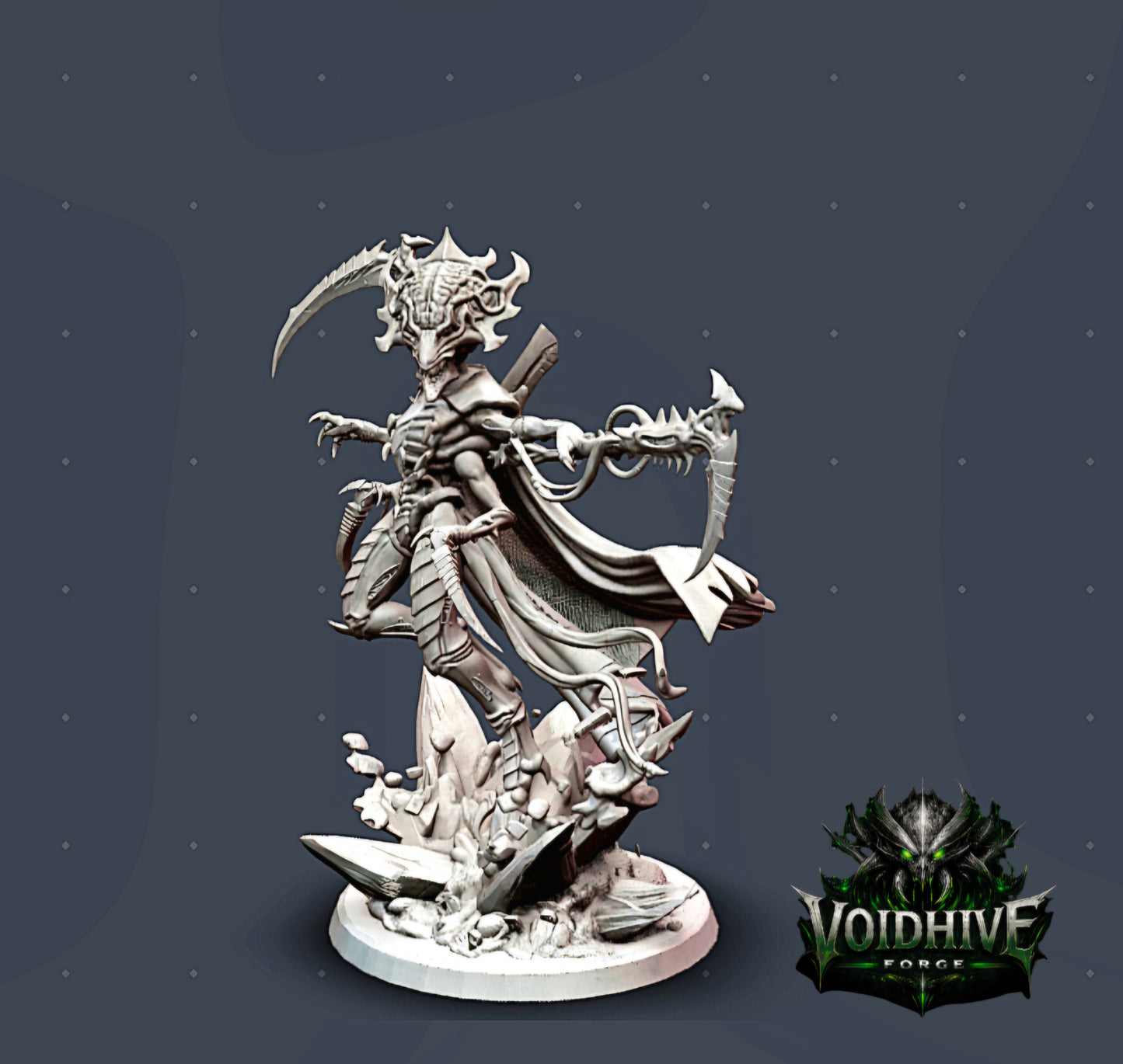 VoidHive Forge Venatrix Apex – 150mm Resin Assassin Organic Bioform Sci-Fi Centrepiece