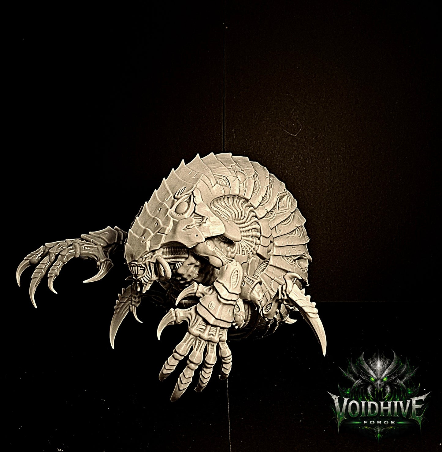 VoidHive Forge Helix Ravager: 160mm Resin Alien Linebreaker Model
