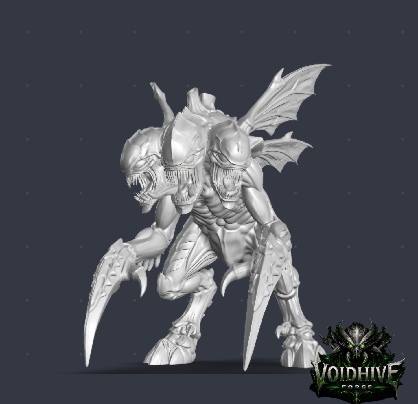 VoidHive Forge Alien Assault Scout 50–60mm sci-fi resin miniature