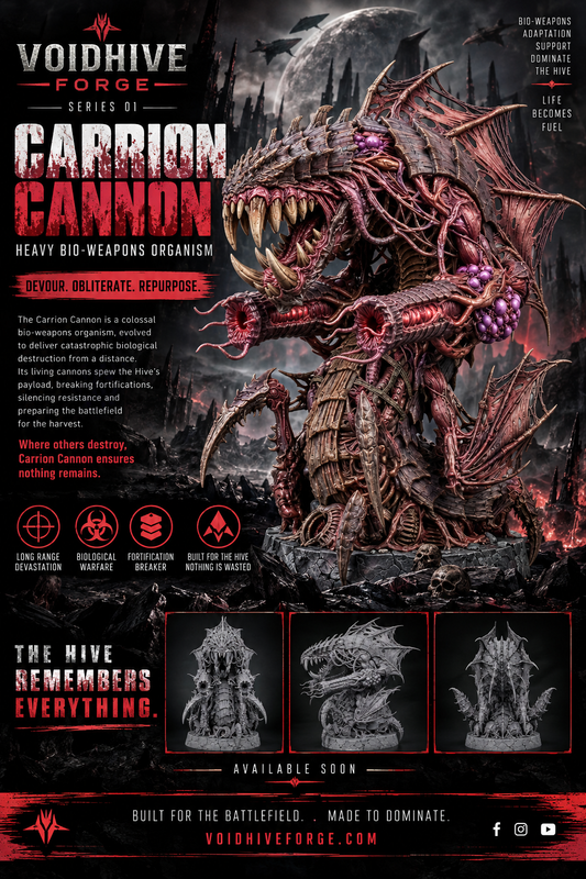 Carrion Cannon – Heavy Bio-Weapons Resin Miniature