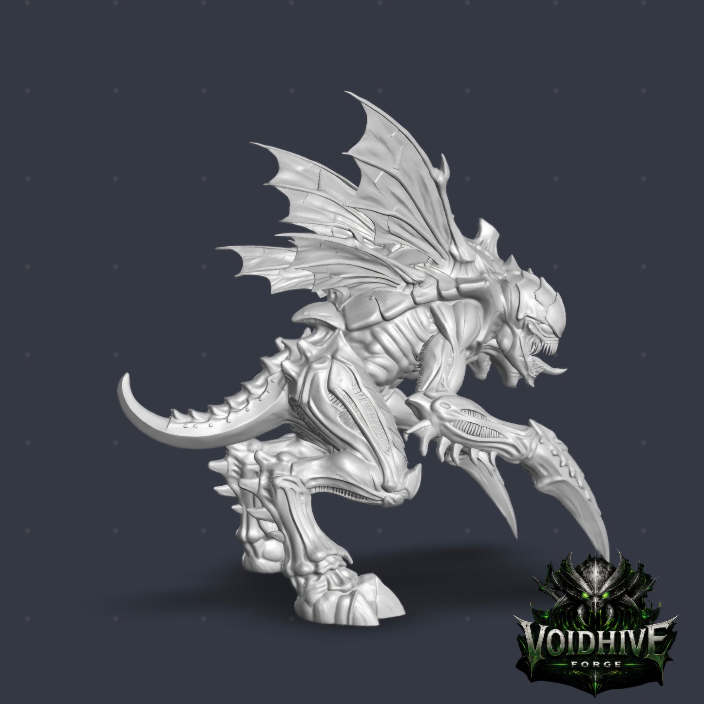 VoidHive Forge Alien Assault Scout – 50–60mm Sci-Fi Resin Miniature