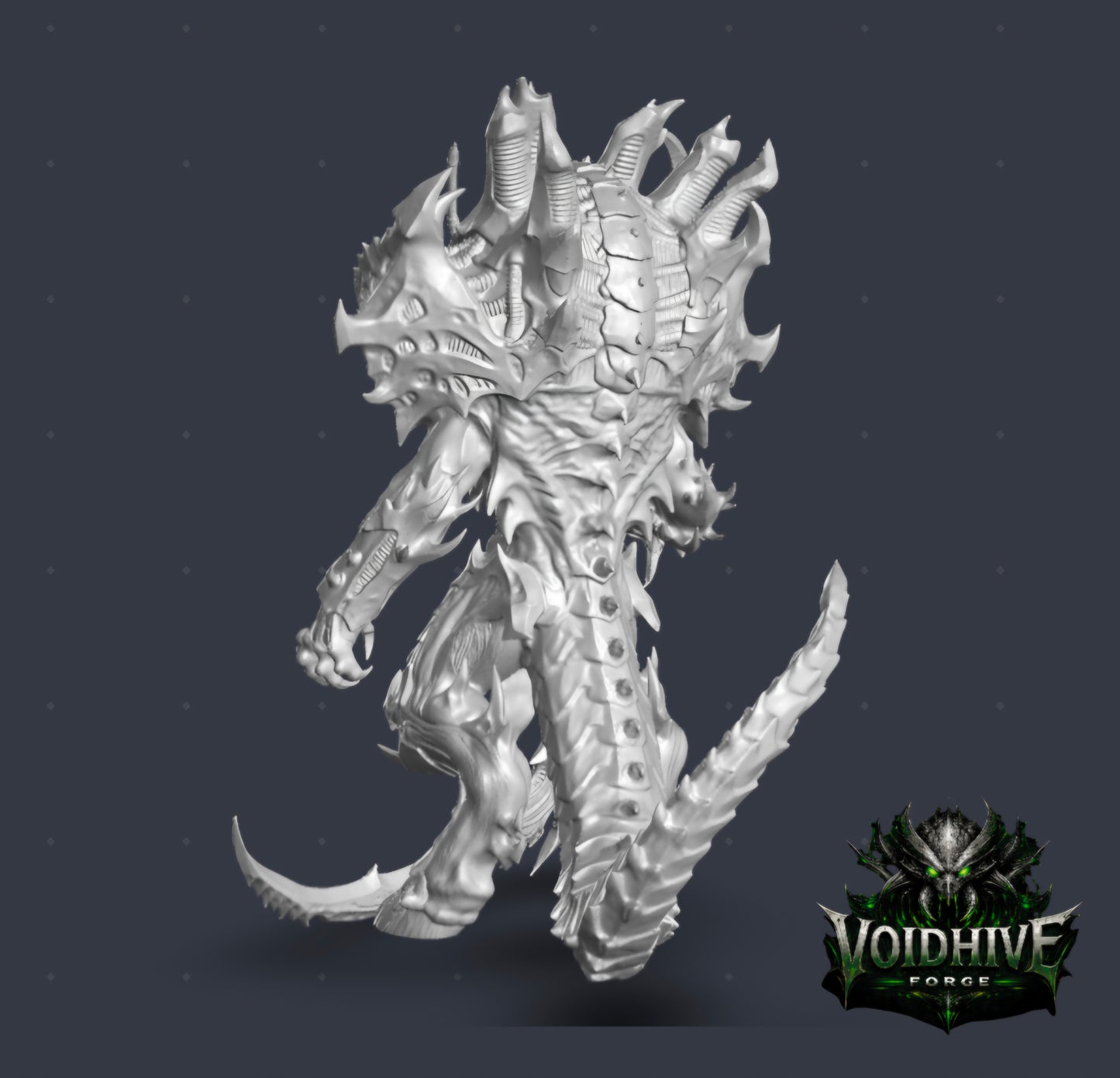 VoidHive forge Behemoth Overlord – 185mm Resin Alien Titan Miniature