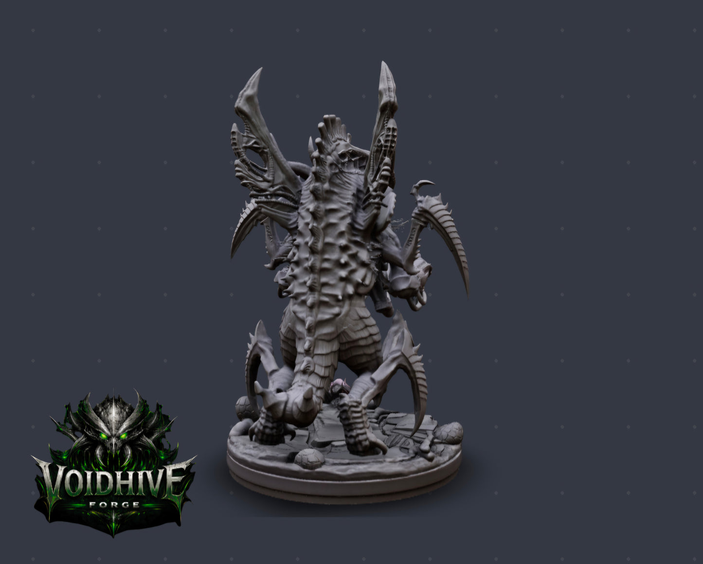  (three-quarter) — Keth the Maw Sovereign — VoidHive Forge