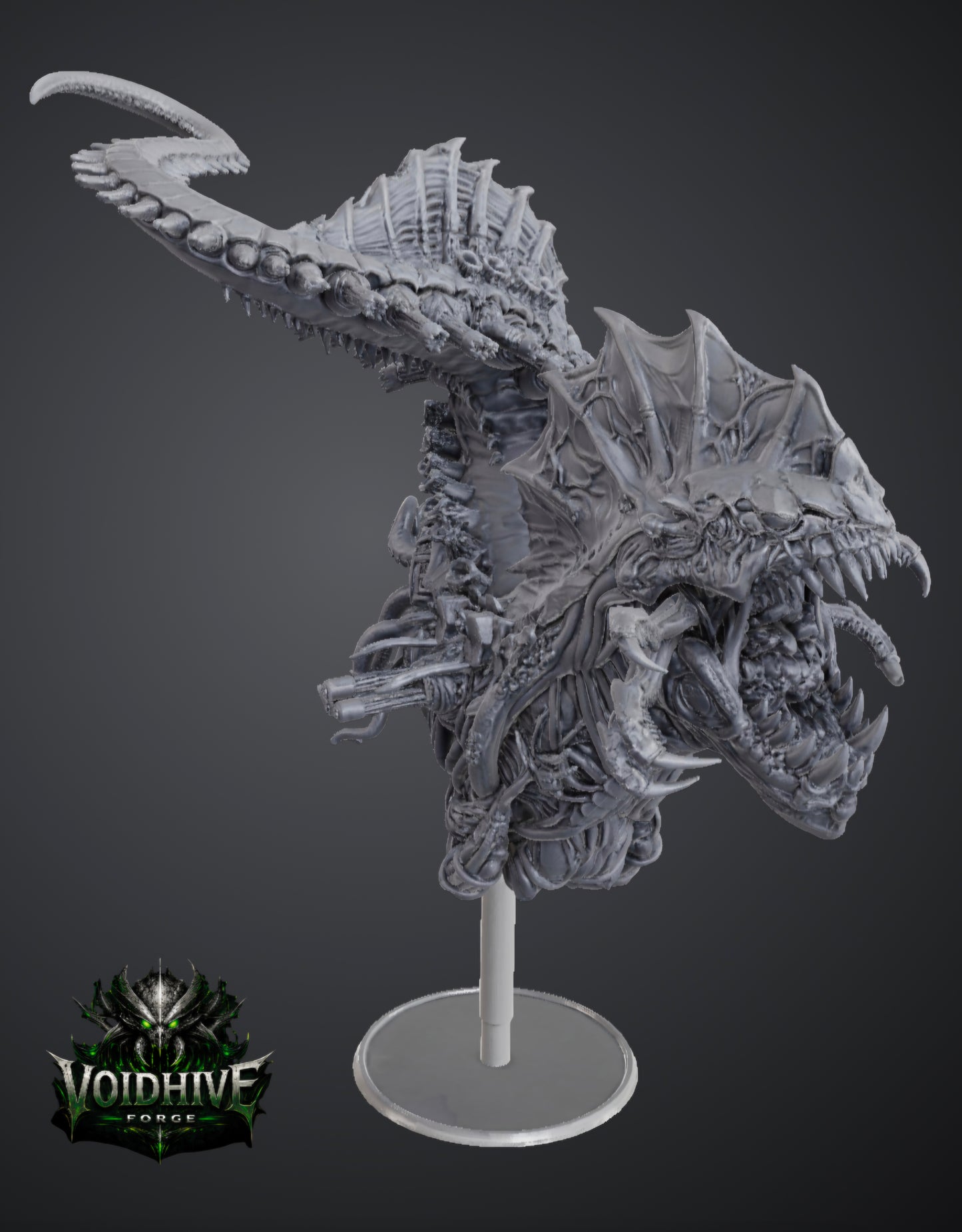 Void Maw Abyssal Brood Titan — dorsal spine and ridge detail showing intricate surface sculpt