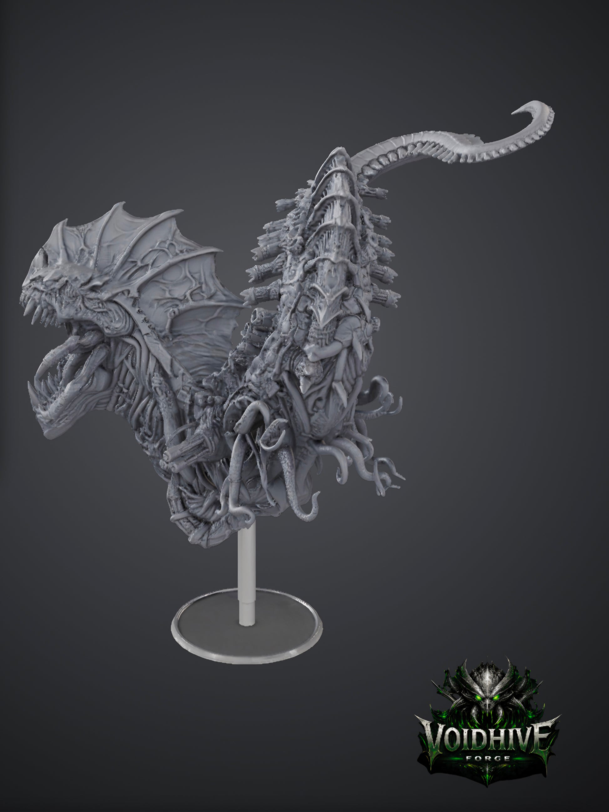 Void Maw Abyssal Brood Titan — full front view showing scale, surface detail and display stand